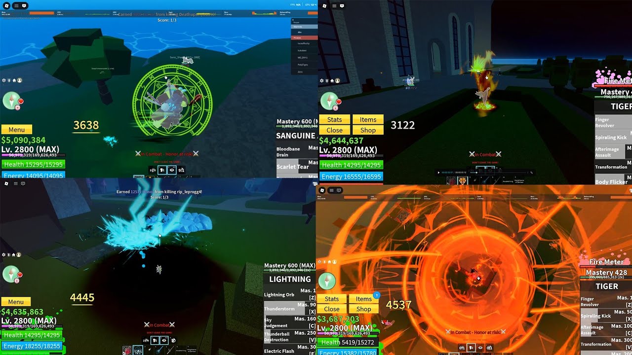 INSANE HONOR HUNTING IN BLOX FRUITS