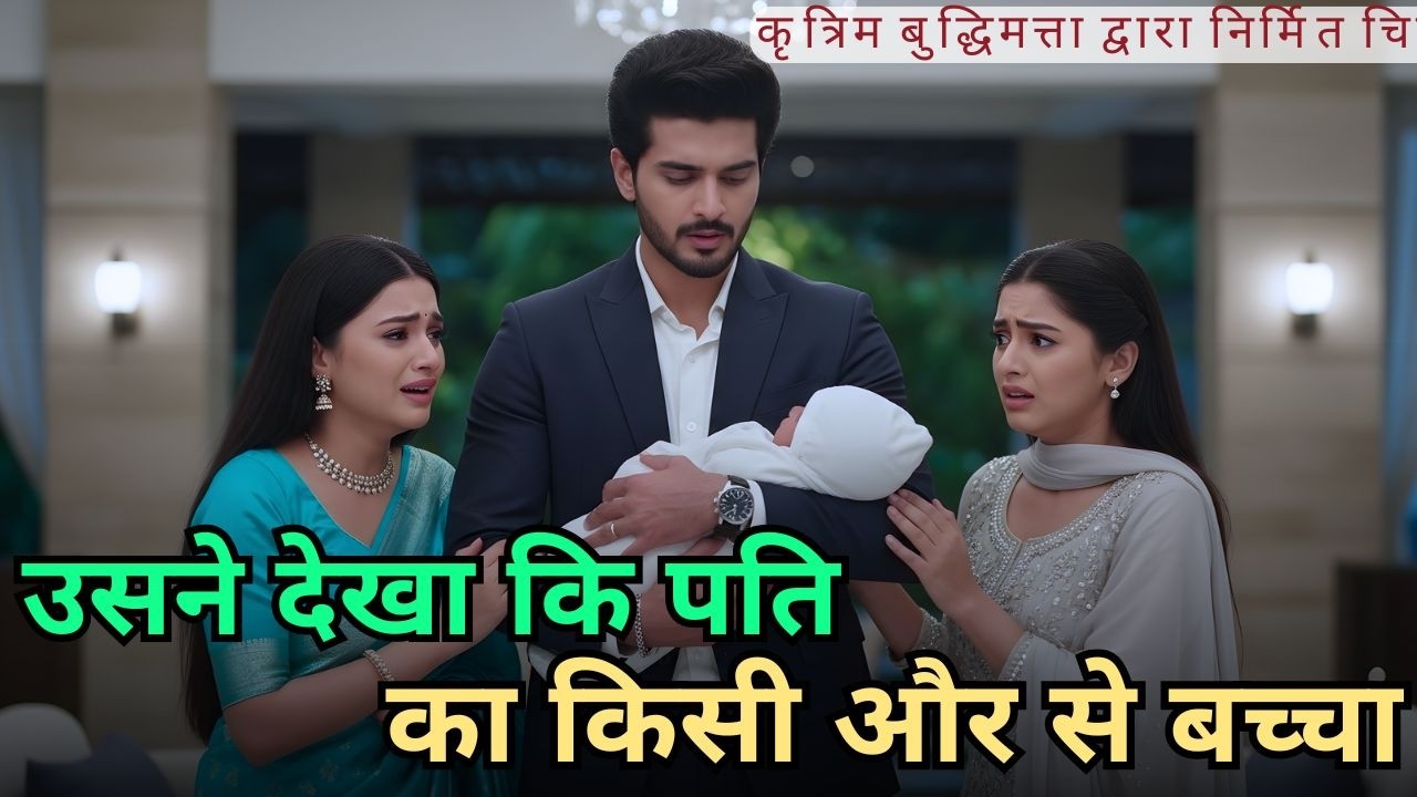 उसने देखा कि पति का किसी और से बच्चा है… वह चली गई, सच बताया कि वही असली CEO है!