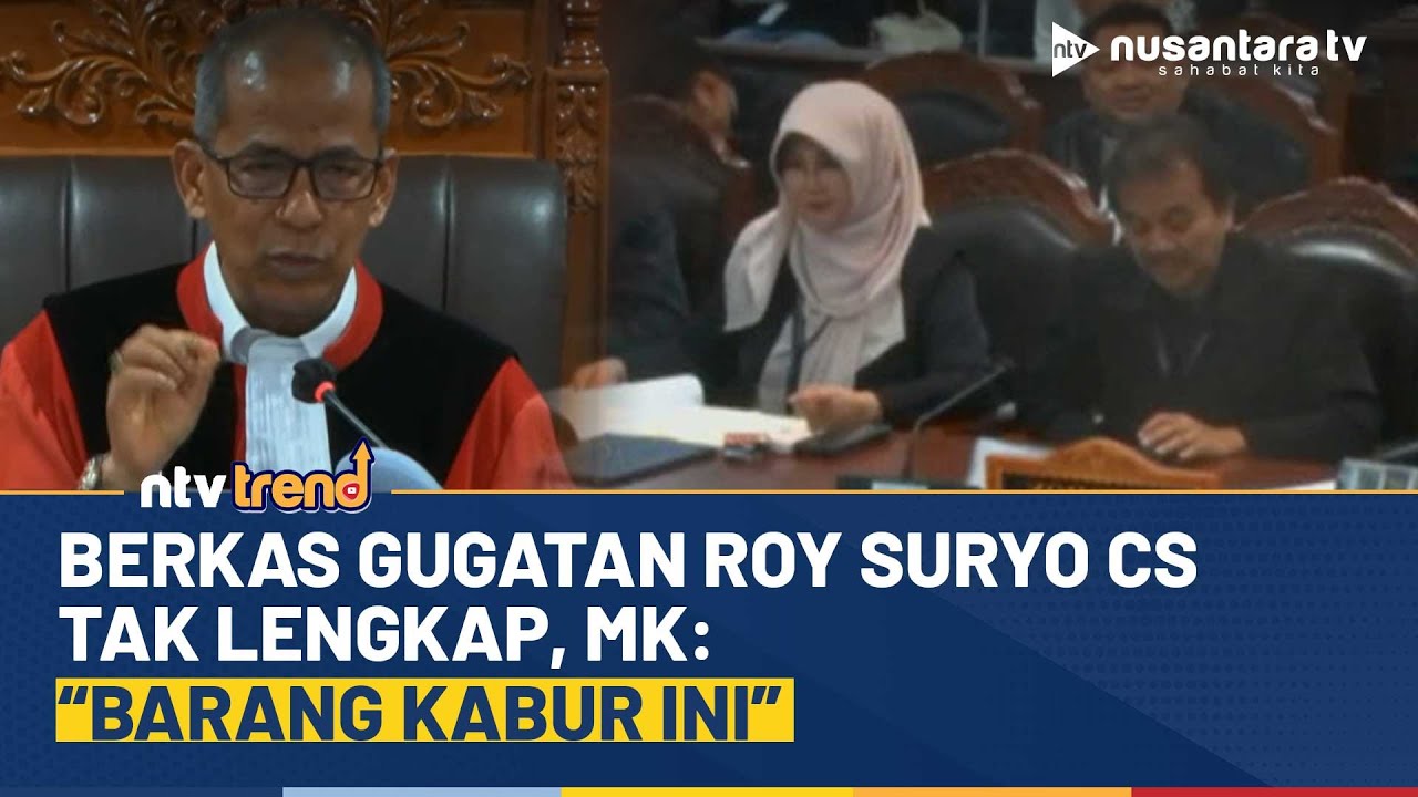 Permohonan Gugatan Roy Suryo Cs ke MK Tak Lengkap, Uji Materi di Kasus Ijazah Jokowi Terancam Gagal