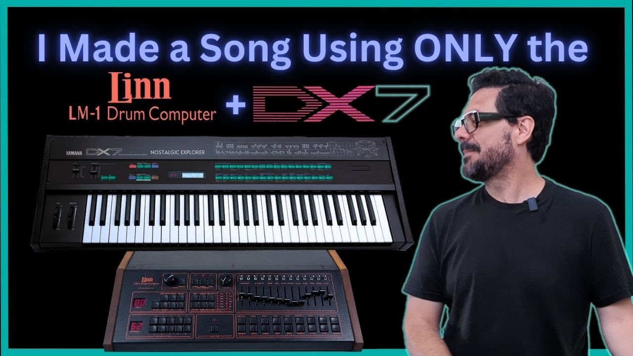 Making an 80s Song from Scratch with ONLY Yamaha DX7 + Linn LM-1