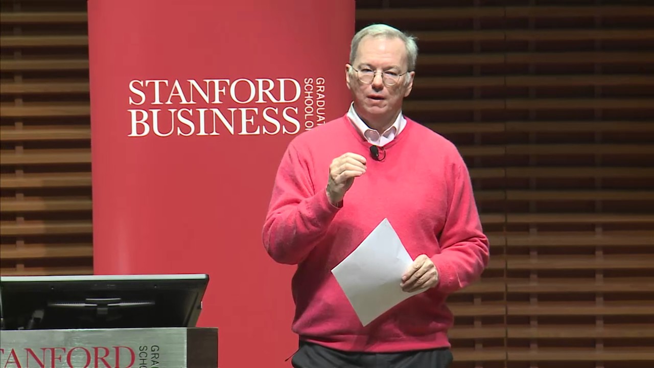 Eric Schmidt, Executive Chairman, Alphabet Inc.: Just Say 