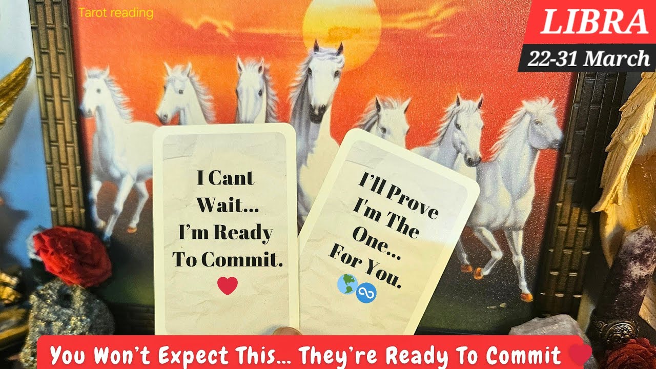 LIBRA ♎️ SHOCKING OFFER & APOLOGY… I KNOW YOU’RE THE ONE. I’M READY TO COMMIT. ❤️ 20-26 MARCH TAROT