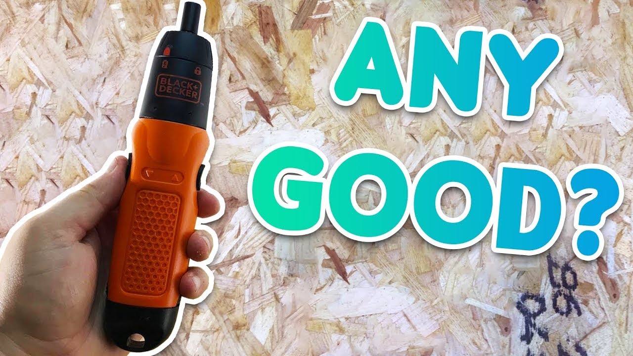 BARGAIN £11.99 Screwdriver! (Black and Decker Cordless Electric Screwdriver Review)