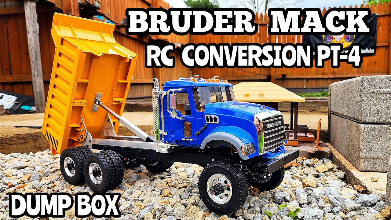 Bruder Mack Granite dump truck Rc Conversion PT-4