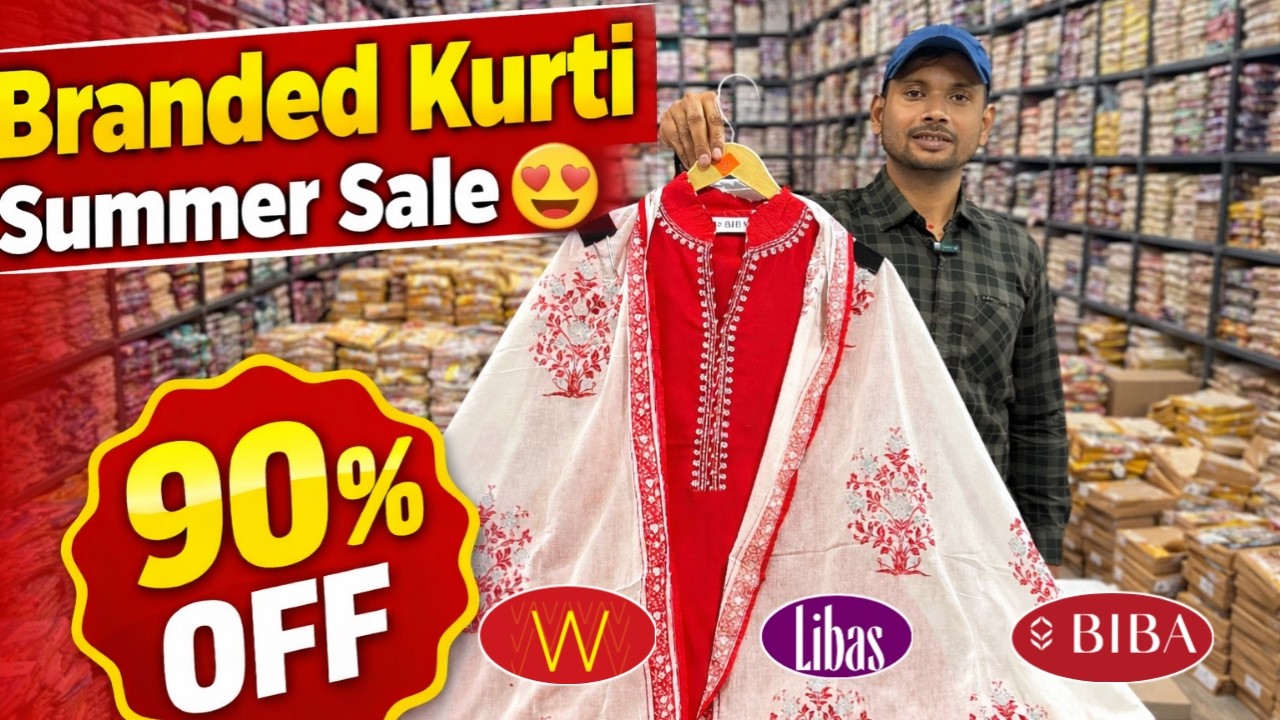 Branded Export Surplus Women Wear | Cheapest Export Surplus Ladies Kurtis | Priya Fashion Delhi 
