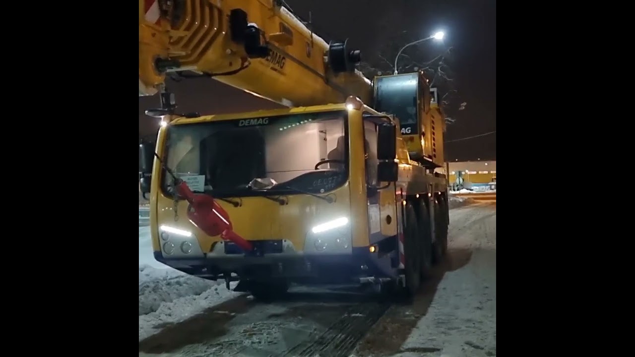 Перегон нового DEMAG AC 100 4L