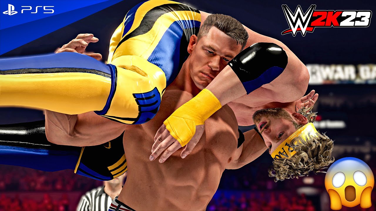 WWE 2K23 - John Cena vs. Logan Paul - United States Championship Match | PS5™ [4K60]