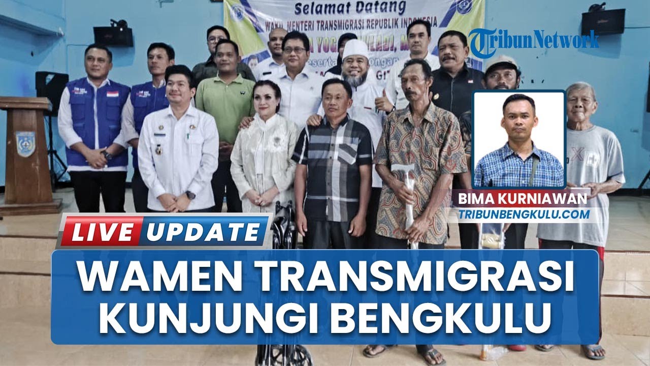 Wamen Transmigrasi Kunjungi Tim Ekspedisi Patriot di Bengkulu Utara, Dorong Tingkatkan Infrastuktur