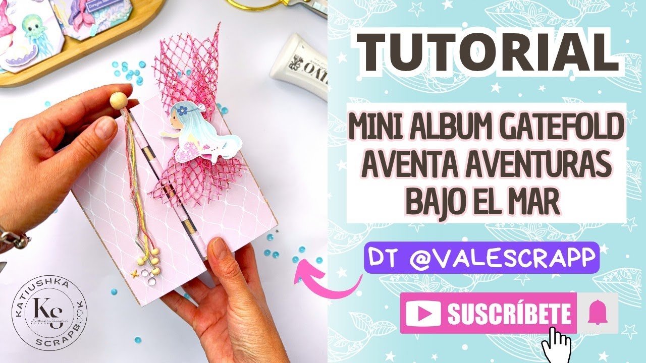 TUTORÍAL| Mini album Gatefold Muy FÁCIL by @valescrapp