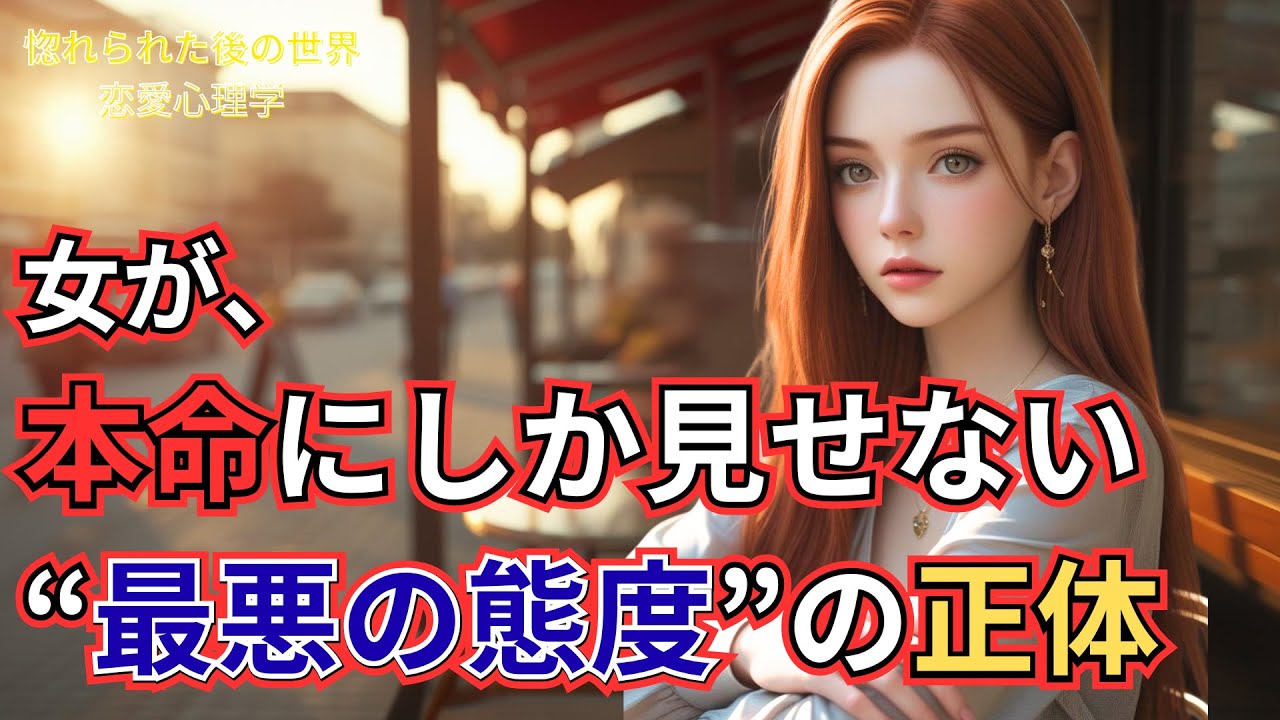 【本能のバグ】本命だと確信した瞬間、女の態度が変わる仕組み【恋愛心理学】惚れられた後の世界｜女心・両想い