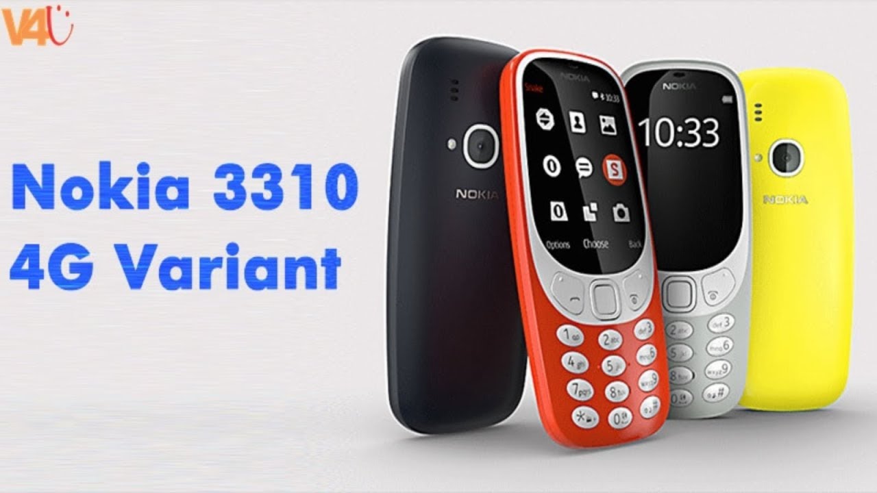 Nokia 3310 4G Release Date, First Look, Specifications, Features - Nokia 3310 4G Android-Based?