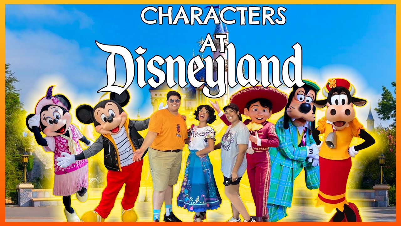 Meeting So Many DISNEY CHARACTERS At DISNEYLAND