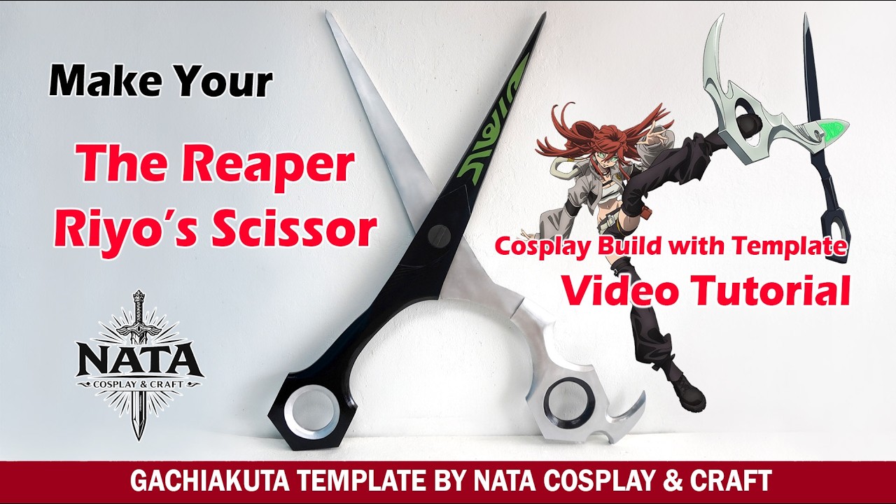Gachiakuta Riyo The Reaper Scissor Cosplay Build Tutorial | EVA Foam Prop Guide