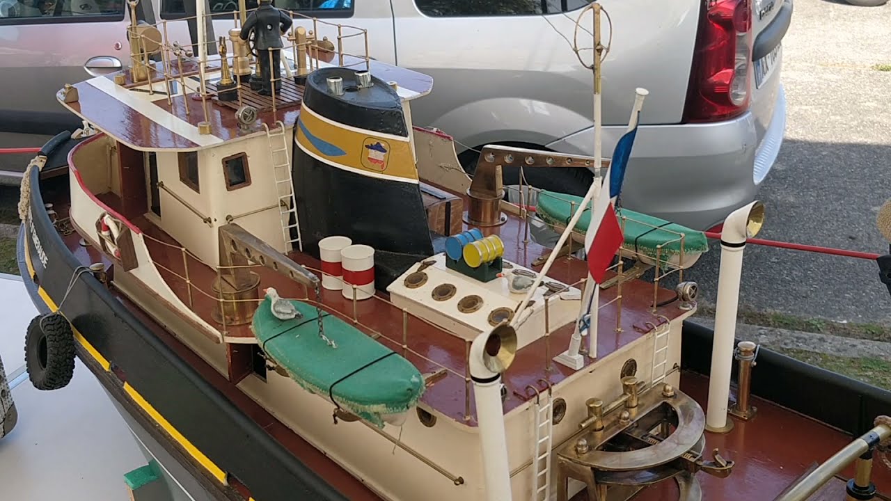 Présentation des participants à Meaux remorqueurs 2021 RC - Bateau télécommandé