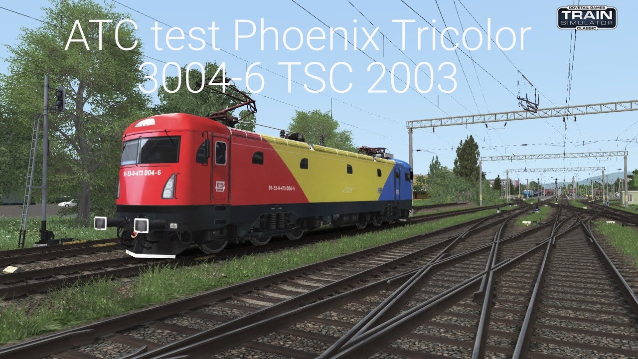 Train Simulator x64 2023 ATC test Phoenix Tricolor 3004-6 TSC 2023