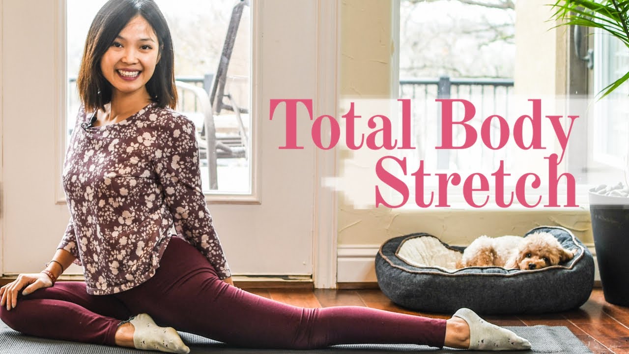 Full Length TOTAL BODY STRETCH Pilates Workout [Jet Lag & PMS Proved]