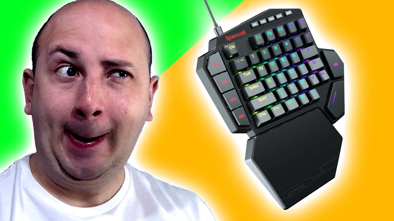 EL MEJOR TECLADO DE UNA SOLA MANO_ PARTE 1 #teclados  #pcgaming  #tecladomecanico  #redragon