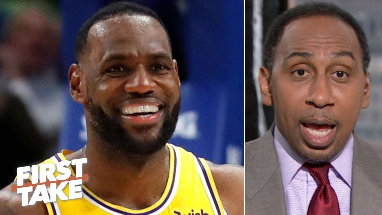 LeBron is showing Kawhi he's back and deserves to be MVP so far - Stephen A. | First Take