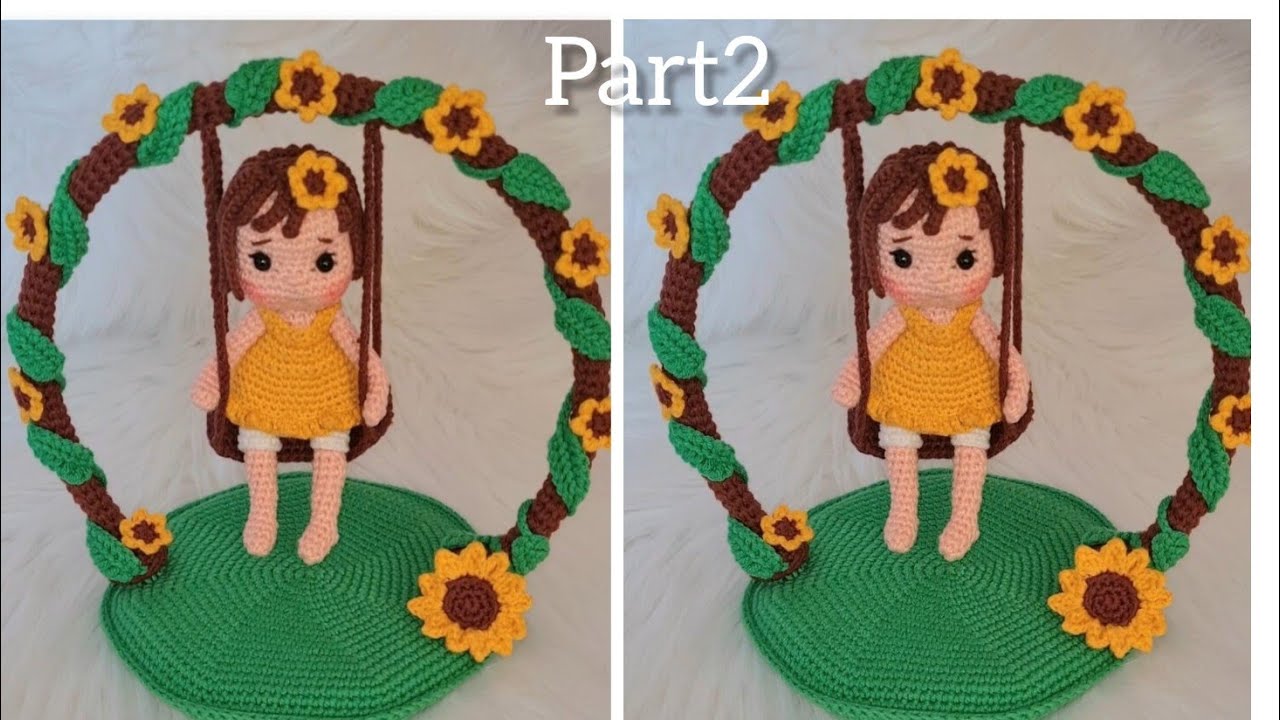 Amigurumi, Salıncaklı Bebek Yapılışı/2.Bölüm/(subtitles on ENG/subtítulos ESPANÕL)