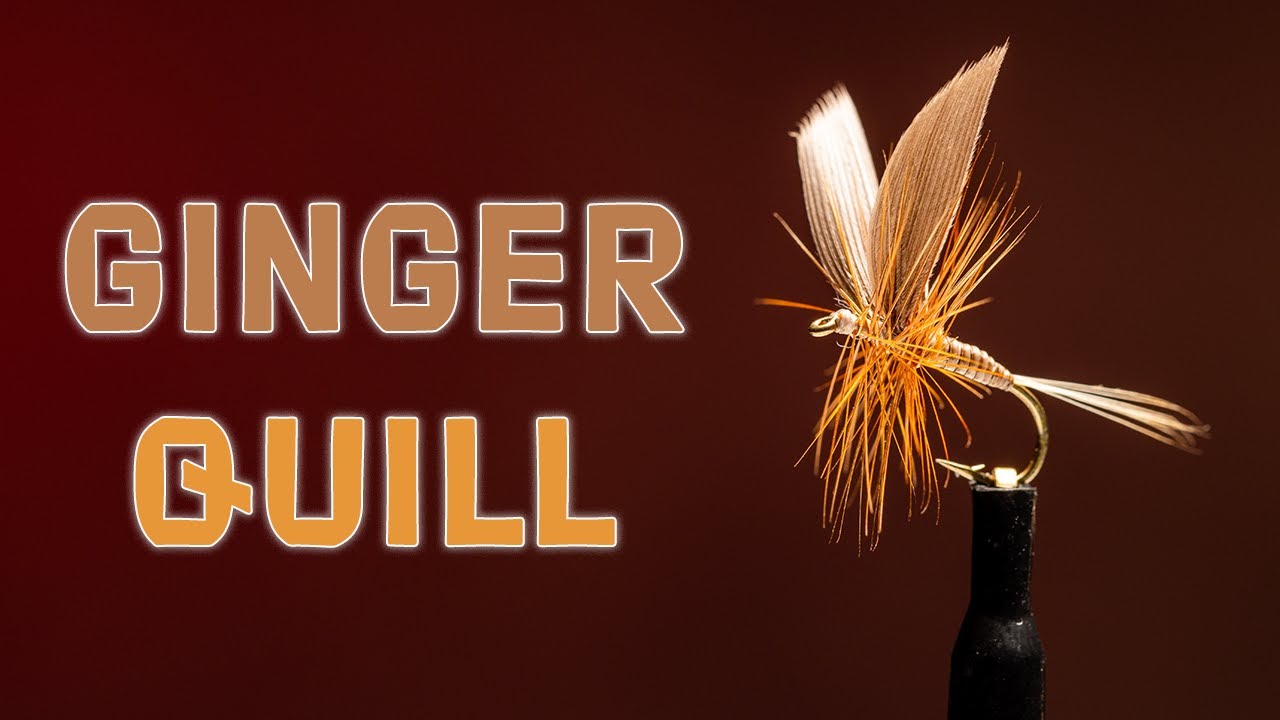 Ginger Quill Dry Fly | A Traditional Trout Fly Pattern | Fly Tying Tutorial