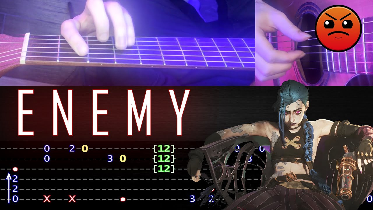 How to play 'Enemy (ost Arcane)' Guitar Tutorial [TABS] Fingerstyle