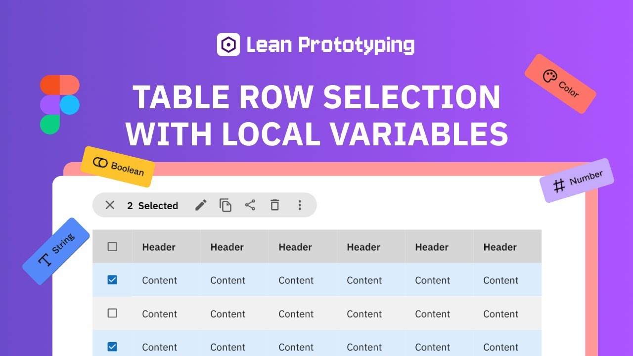 Multi-Select Table Item Count & Action Menu in Figma  Including Figma Source File
