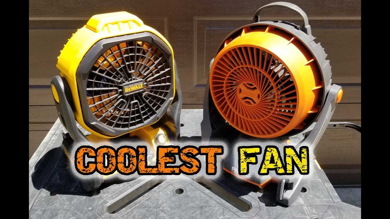 DEWALT VS RIDGID Jobsite Fan Test! Which Will Cool You More???