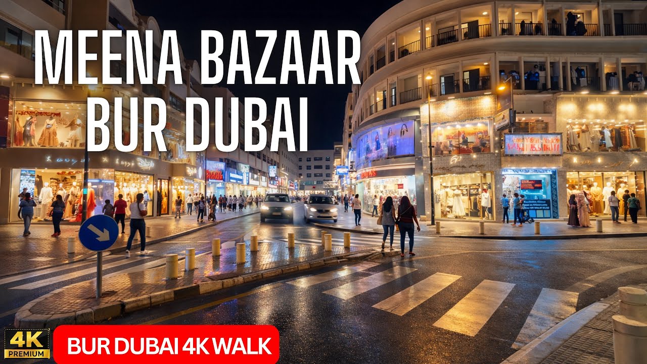 Dubai [4K] Amazing Bur Dubai Night walking tour 🇦🇪
