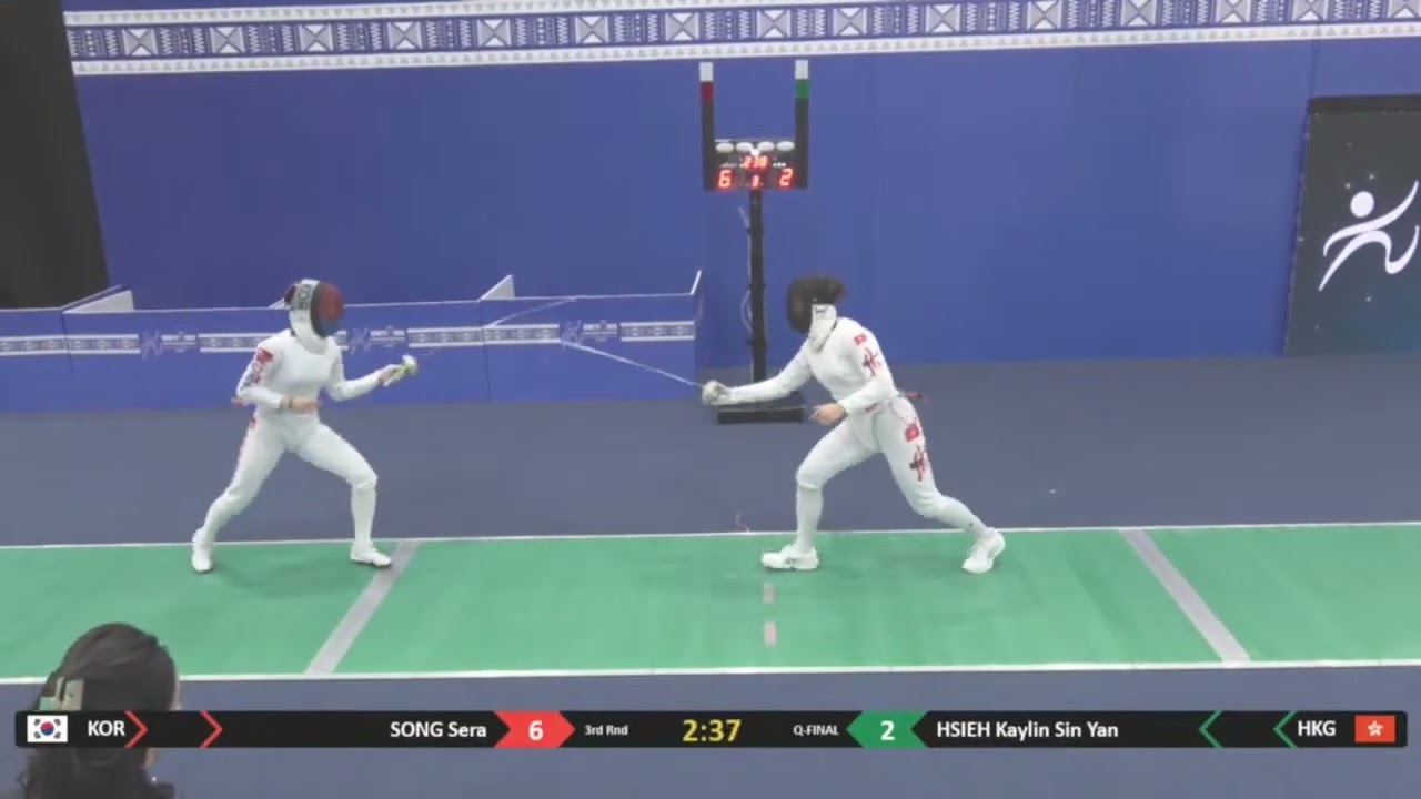 Asian Champs 2024 SWE - L8 - Song Sera KOR v Kaylin Hsieh HKG