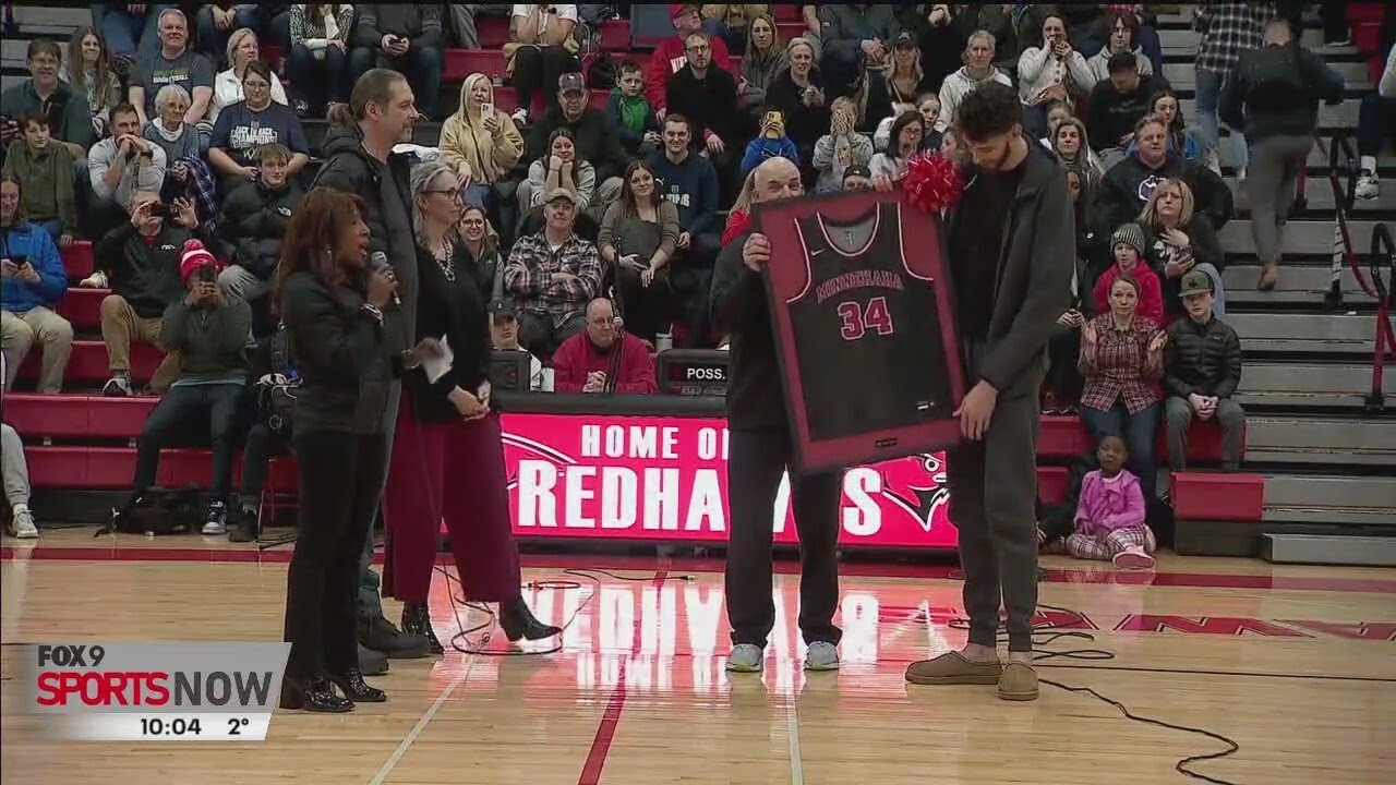 Chet Holmgren has Minnehaha Academy jersey retired