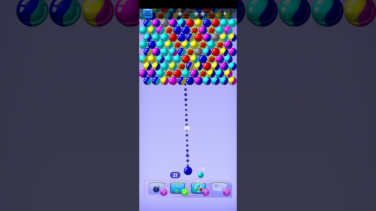Bubble Shooter | How to play bubble shooter | Super Hard Level-160