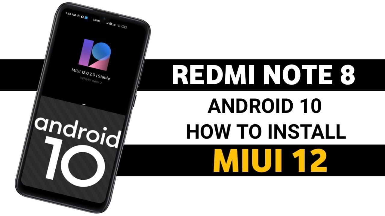 MIUI 12 UPDATE WITH ANDROID 10 FOR REDMI NOTE 8 | HOW TO INSTALL MIUI 12 | ANDROID 10 GESTURE