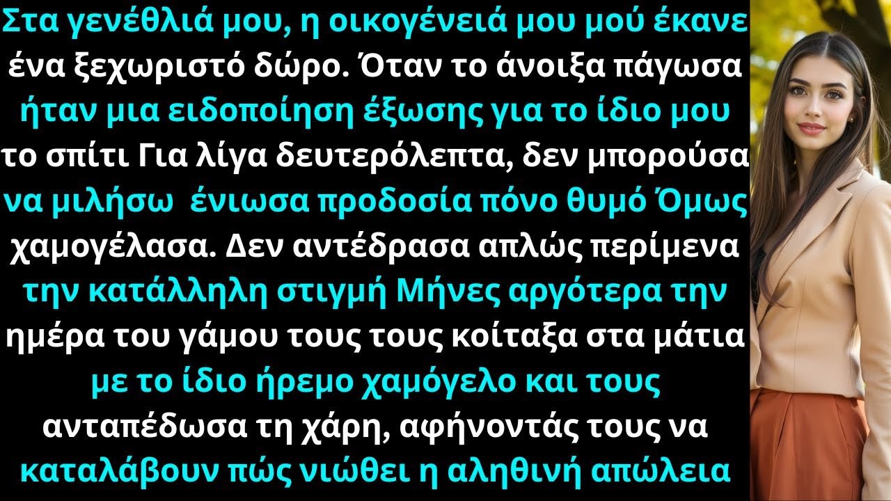«Στα γενέθλιά μου, η οικογένειά μου μου έδωσε έξωση. Χαμογέλασα και τους το ανταπέδωσα.»