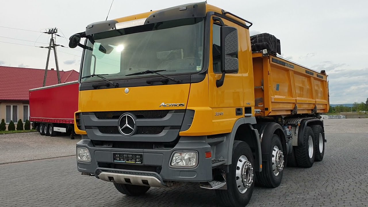 Mercedes Actros 3241 8x4 Meiller Bordmatic