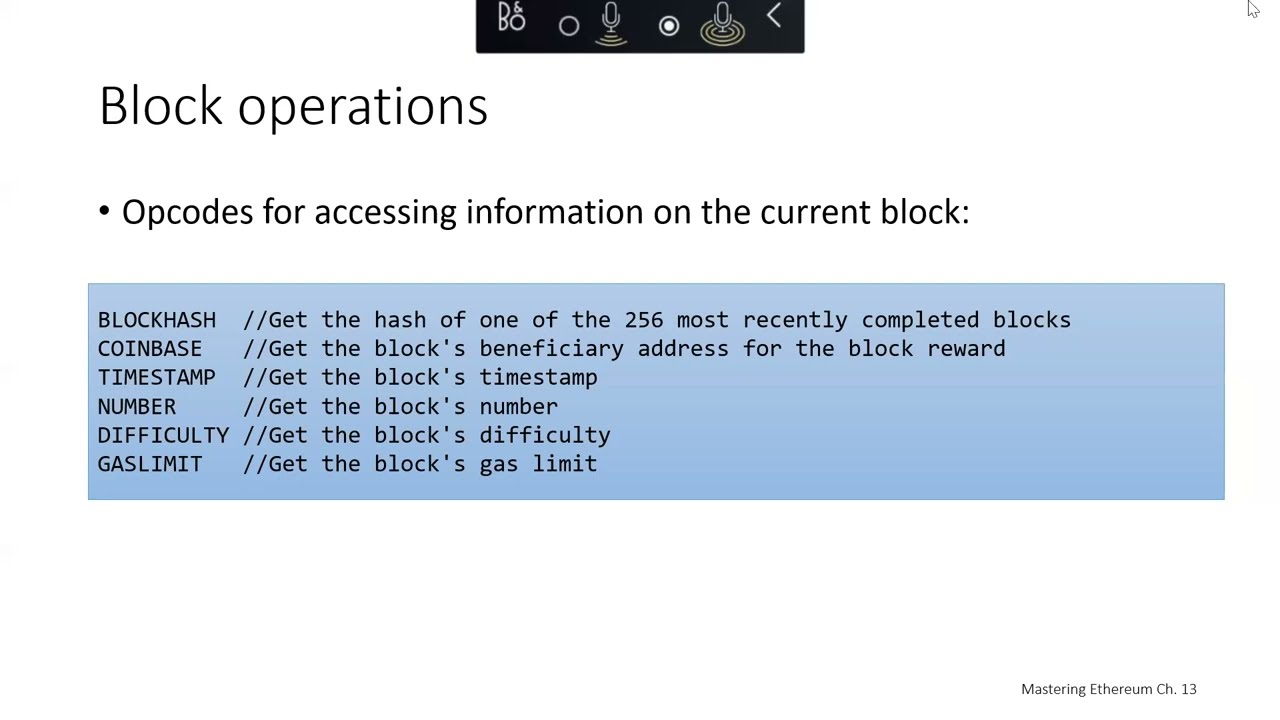 The Ethereum Virtual Machine Instruction Set