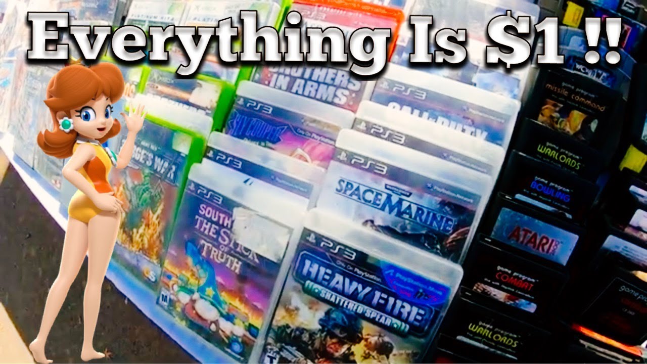 $1 VIDEO GAMES! Retro & Modern - Flea Market Flipping