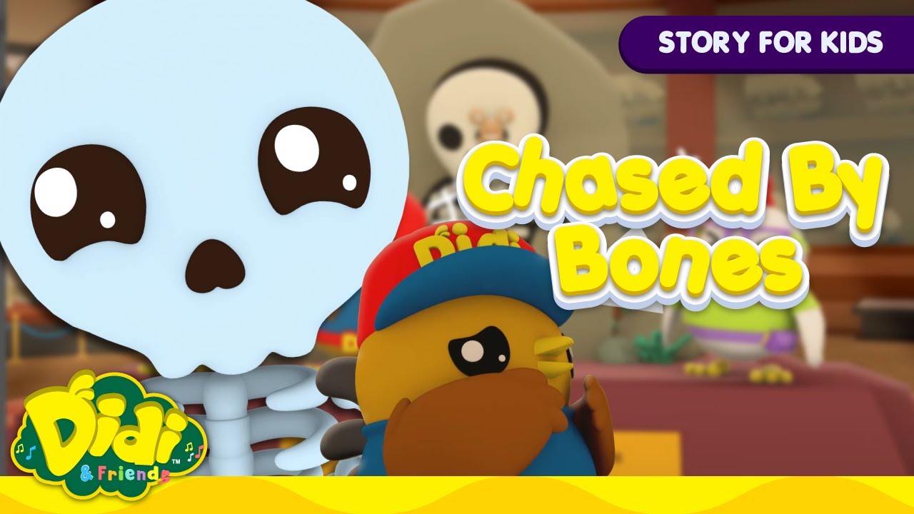 Story for Kids in English : Chased By Bones | Didi & Friends English