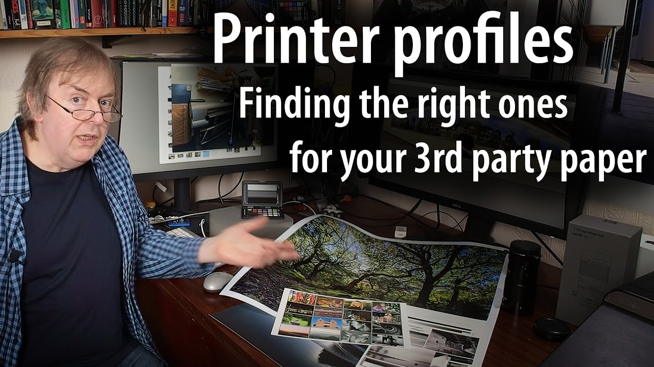 Finding ICC printer profiles for photo and art papers. What if one isn't listed for your printer