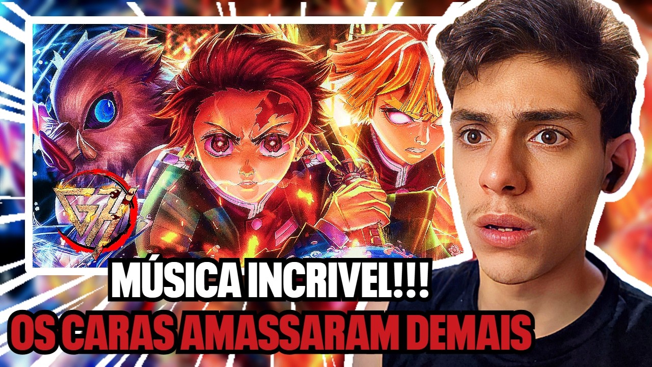 Cair da Lua (Tanjiro,Inosuke e Zenitsu) | GH | Ft. Henrique Mendonça & Dreicon {REACT}
