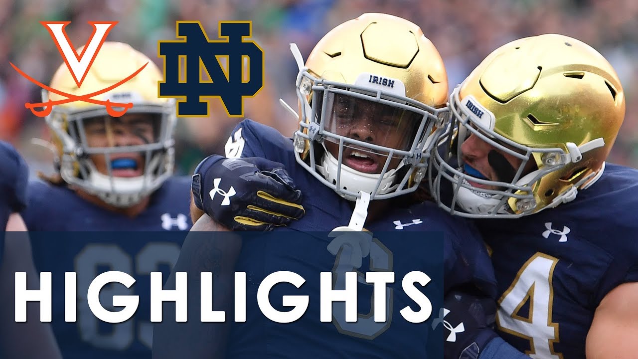 Virginia vs. Notre Dame | EXTENDED HIGHLIGHTS | 9/28/19 | NBC Sports