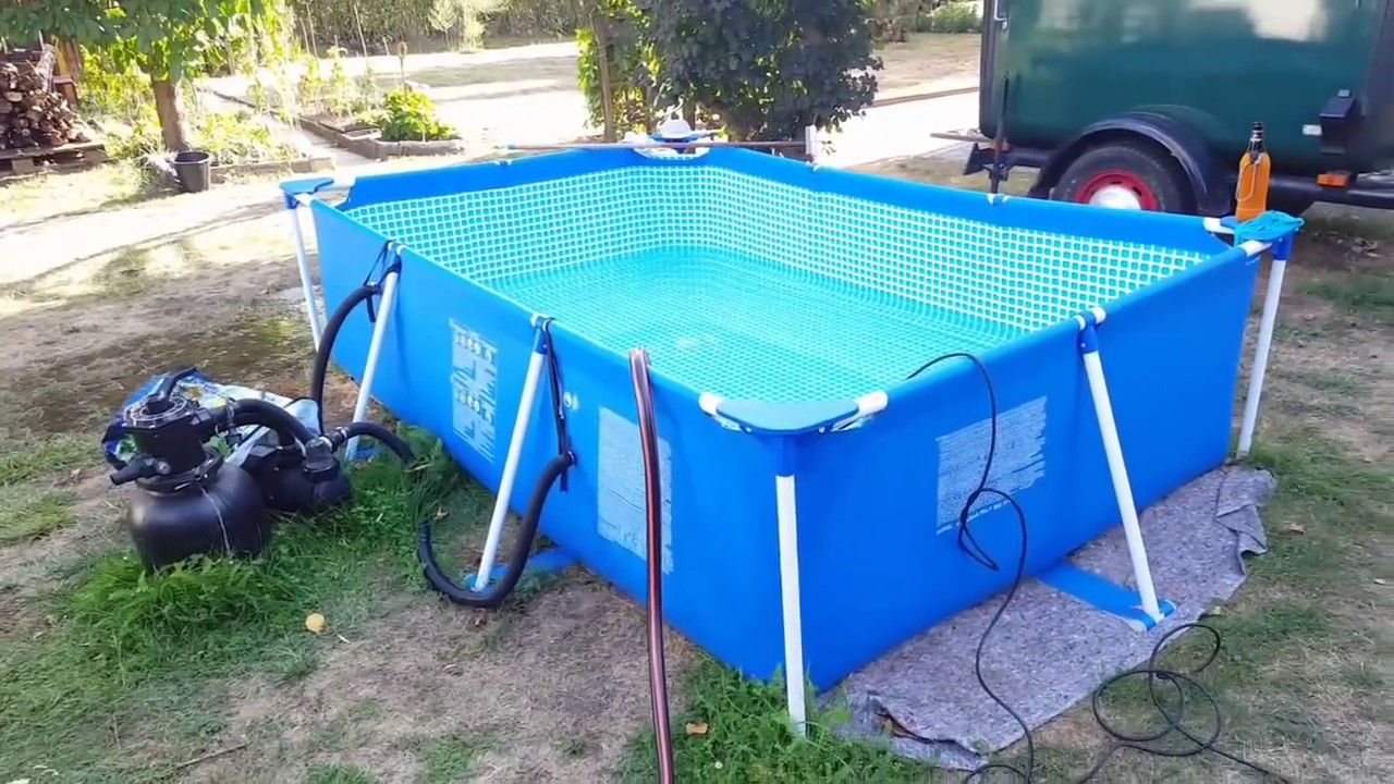 ★ Intex Frame Pool, Abbau und Fazit