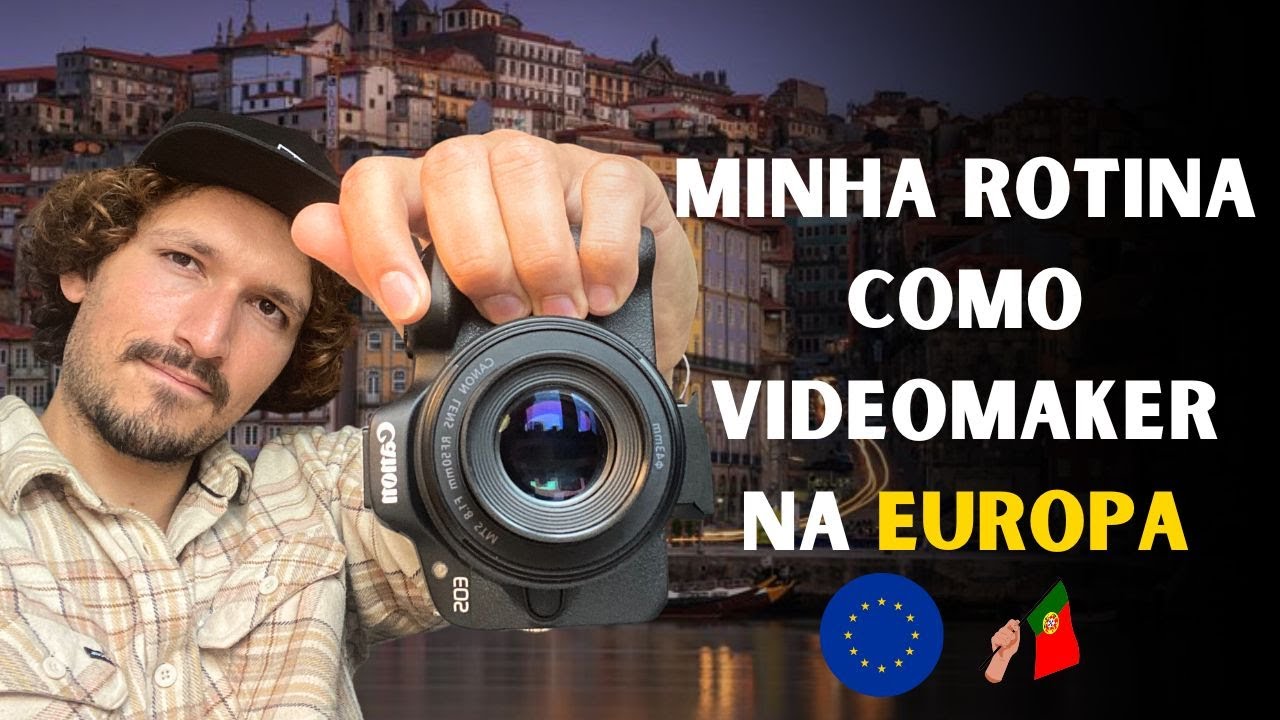 Vlog #1 - Minha Rotina Como Videomaker Morando Em Portugal