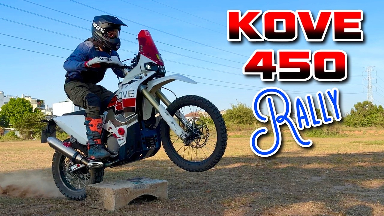 Kove 450 Rally - Wheeler Over Obstacle (Bốc đầu vượt chướng ngại vật)