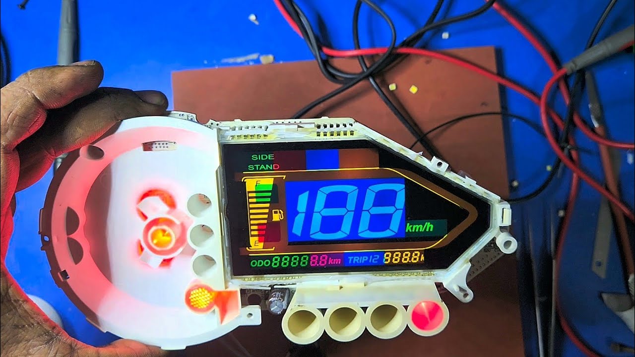 Pulsar Digital meter Multicolour Modification in Madurai @Keygenautomotive 9976119912