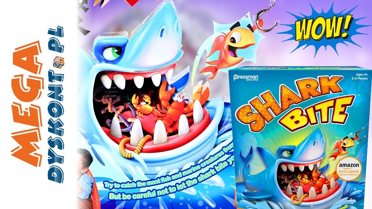 SZCZĘKI 🦈 Polowanie na ... 🐟 SHARK BITE 🦈 Challenge 🎣 MegaDyskont Gry