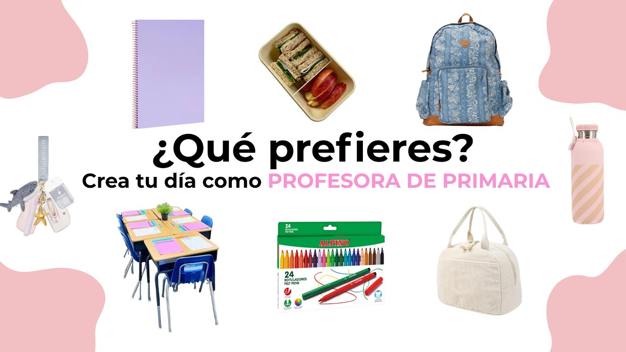 Crea El Día Como MAESTRA DE ESCUELA PRIMARIA de tus sueños | ¿Qué prefieres? | THIS or THAT 💗🚌📚