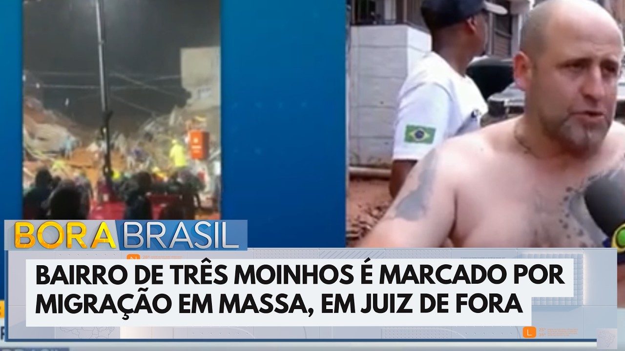 Bairro de Juiz de Fora sofre migração em massa após destruição de chuvas | Bora Brasil