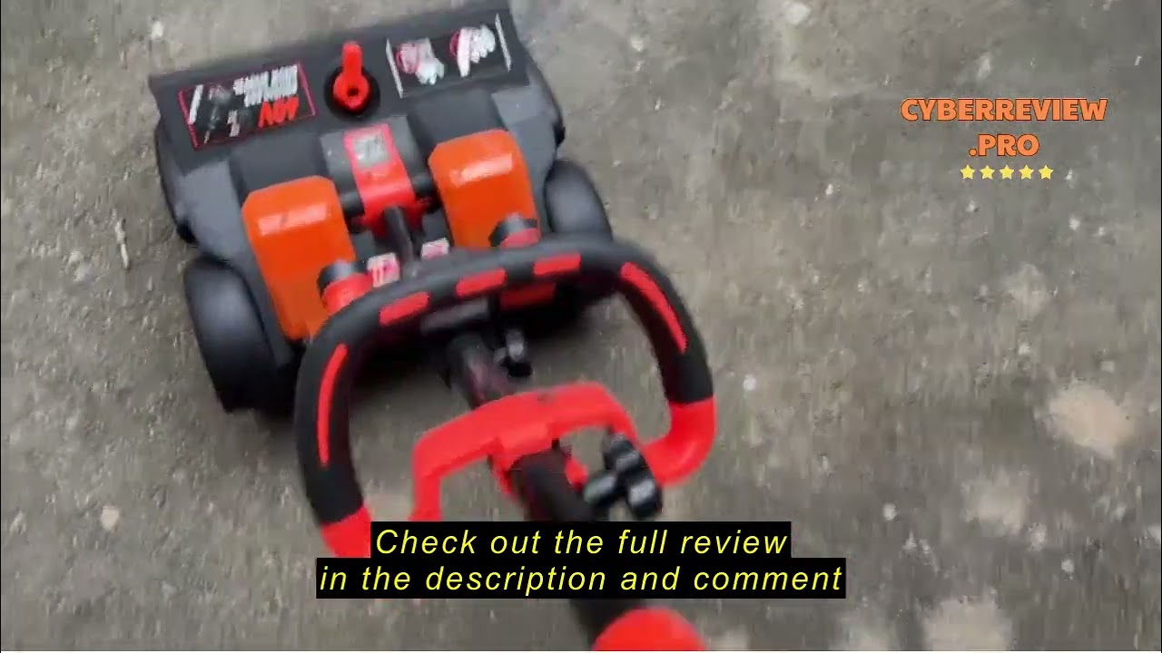 Review VOLTASK Cordless Snow Shovel with Wheels, 48V | 16-Inch | 4-Ah Brushless Cordless Snow Blower