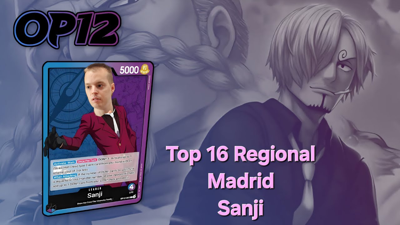 Sanji UP deck profile | Top 16 Regional Madrid