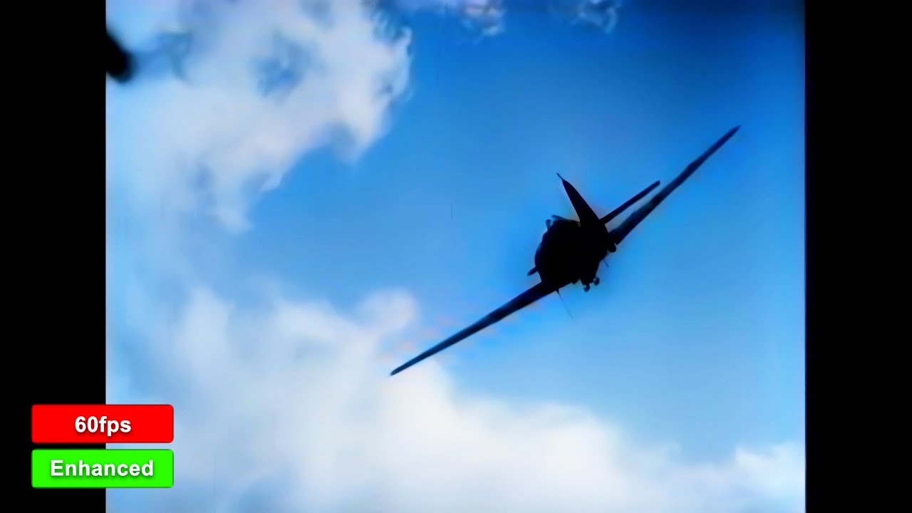 WW2 Enhanced Footage, GunCam, Crash Landings | Hub Zemke: What Makes a Fighter Ace #army #airforce